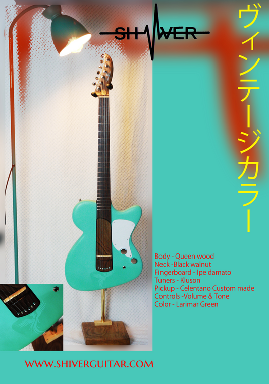 F guitar "Larimar Green"