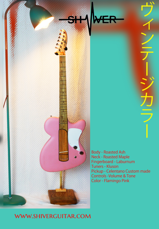 F Guitar "Flamingo Pink"